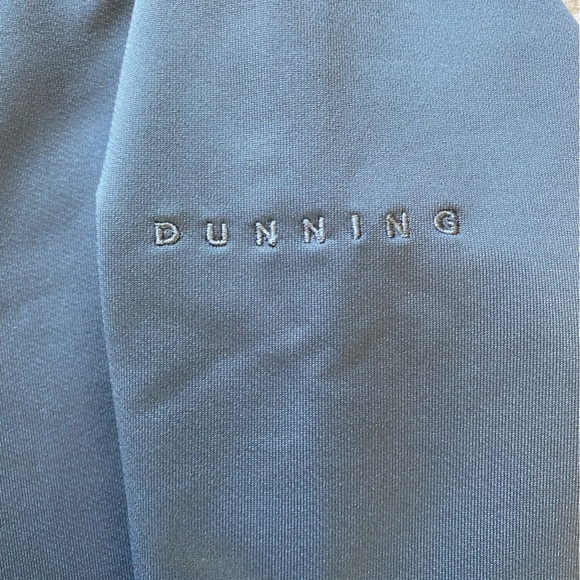 Men's Blue Quarter-Zip Jacket - Picture 2 of 3